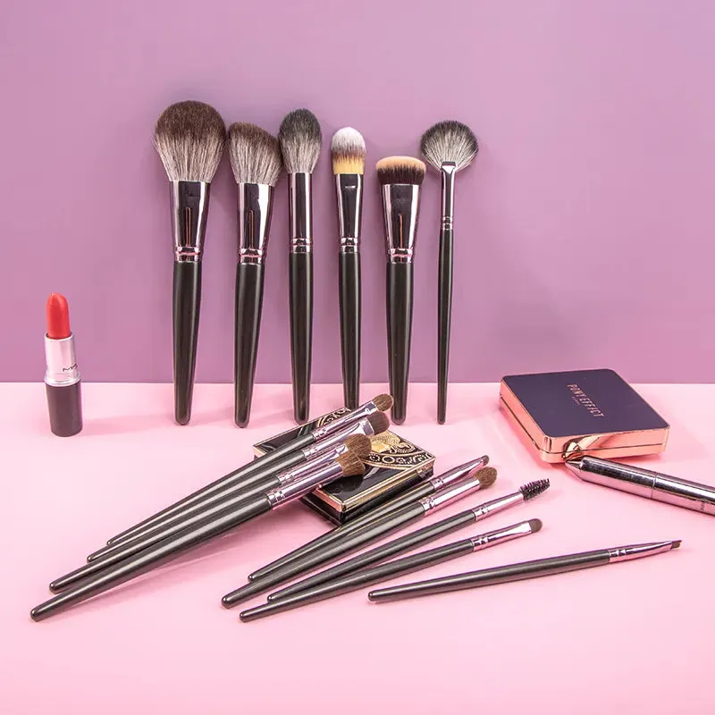 فرش مكياج مخصصة للشعر الطبيعي - Luxury Natural Hair Makeup Brushes