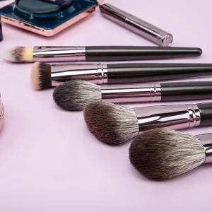 فرش مكياج مخصصة للشعر الطبيعي - Luxury Natural Hair Makeup Brushes