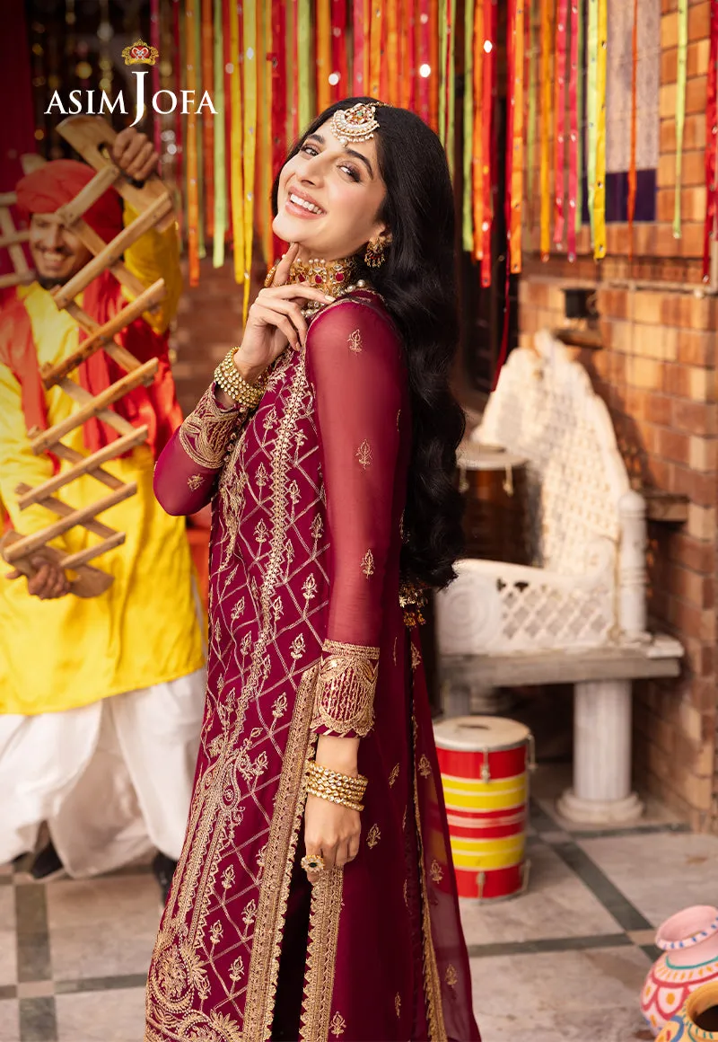 AJCD-05 EMBROIDERED CHIFFON 3 PCS