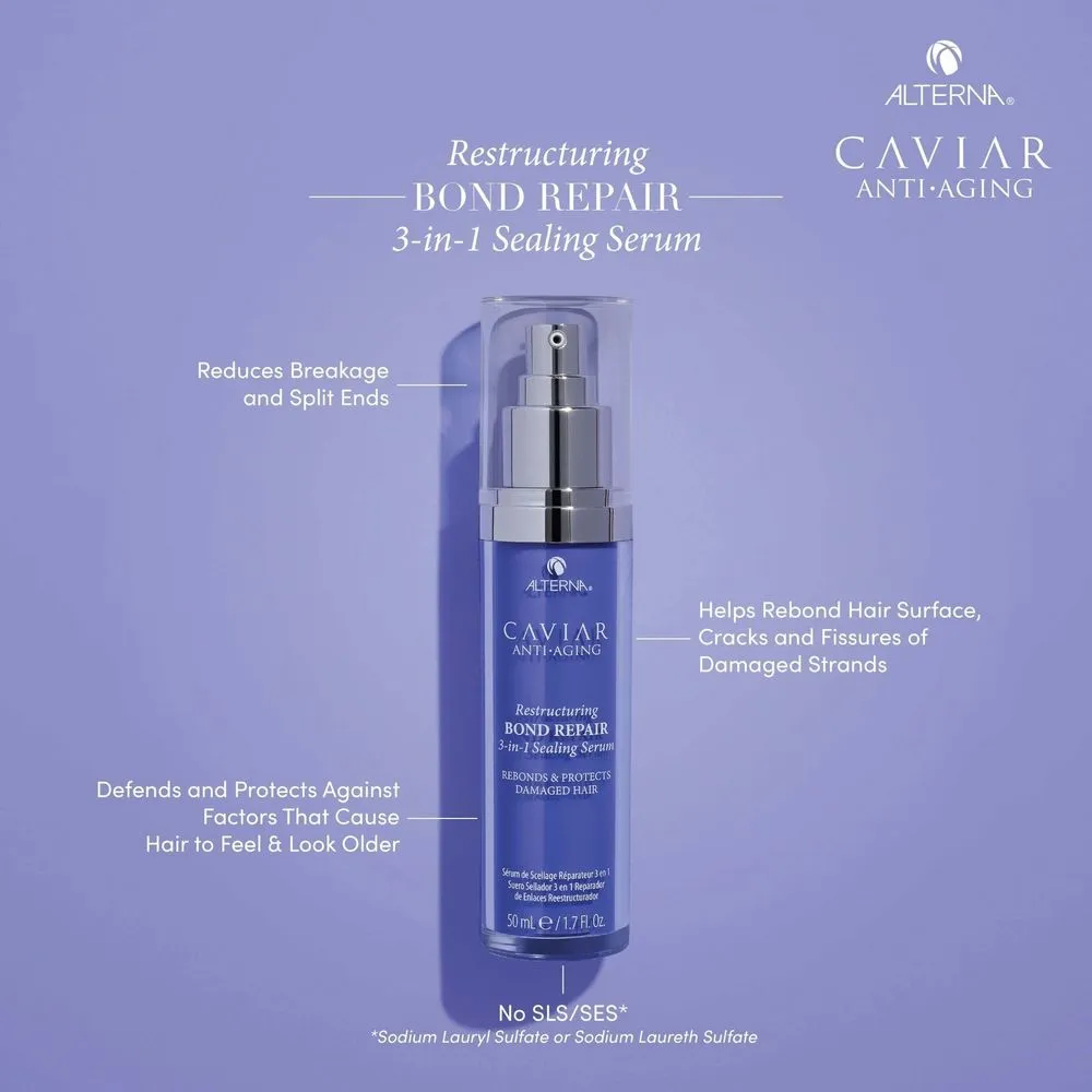 Alterna Caviar Anti-Aging Restructuring Bond Repair 3-In-1 Sealing Serum