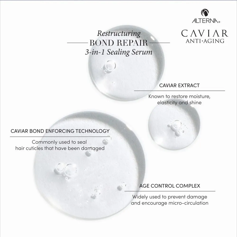 Alterna Caviar Anti-Aging Restructuring Bond Repair 3-In-1 Sealing Serum