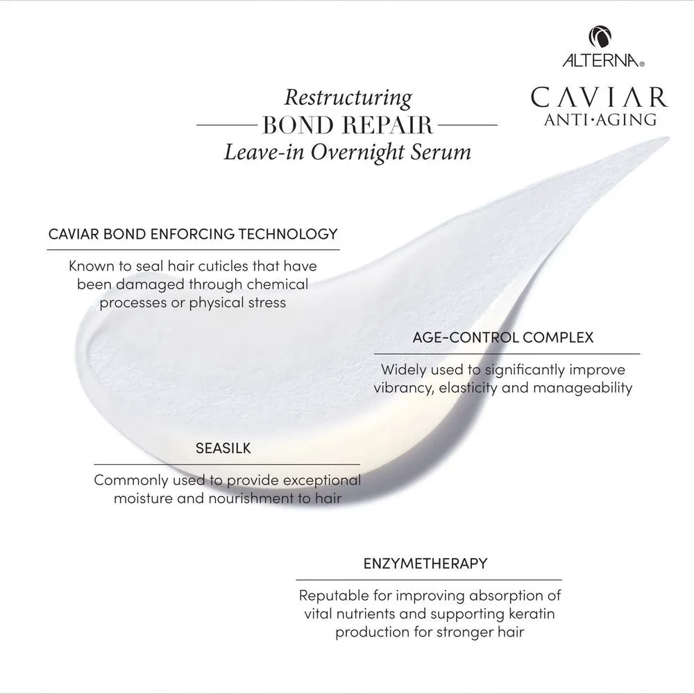 Alterna Caviar Anti-Aging Restructuring Bond Repair Leave-in Overnight Serum