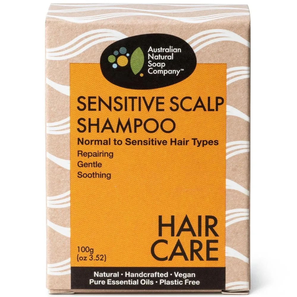 Australian Natural Soap Company Soild Shampoo Bar - Sensitive Scalp 100g