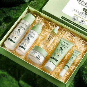 BIOAQUA Centella Asiatica Skin Care Moisturizing Facial Repair Set Cleanser Serum Toner 6 pcs Set