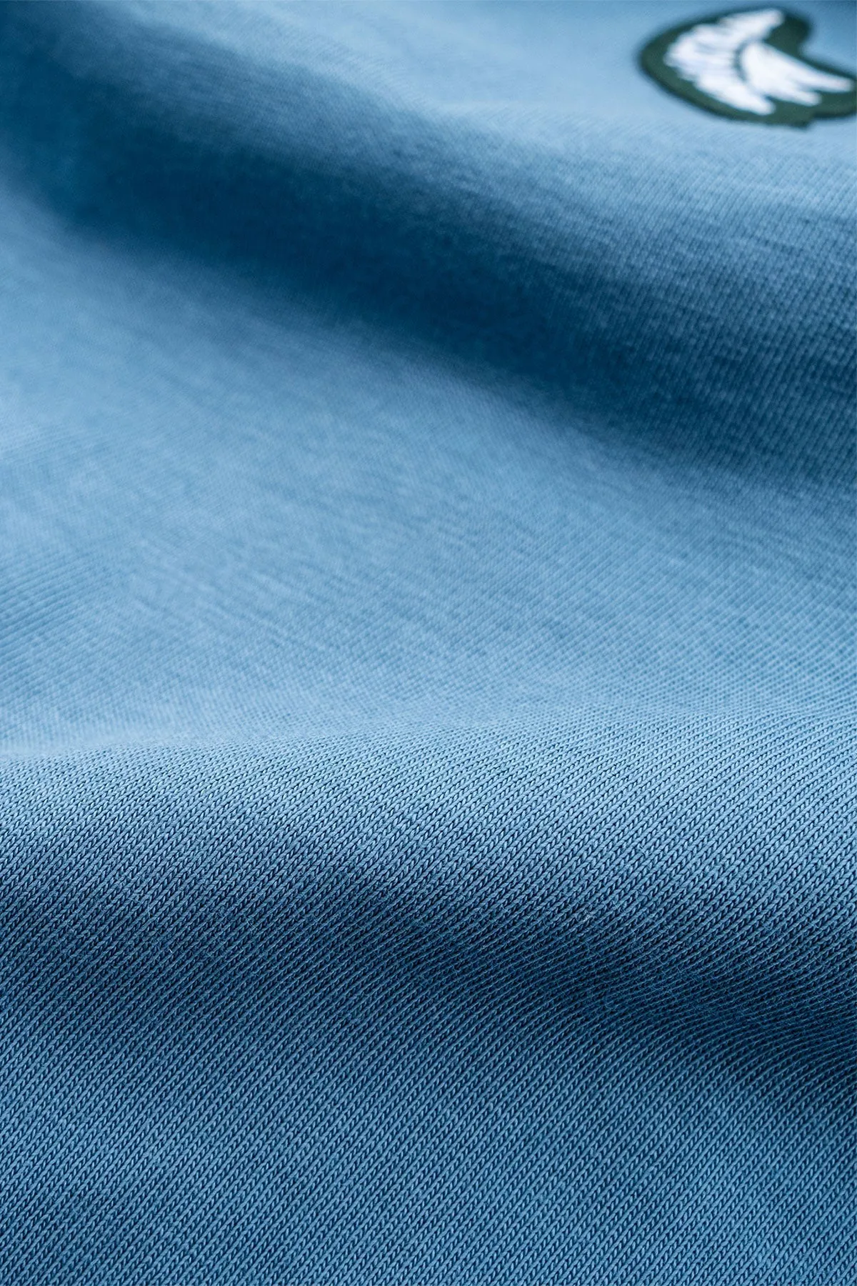 Blue Logo-Appliqué Tee