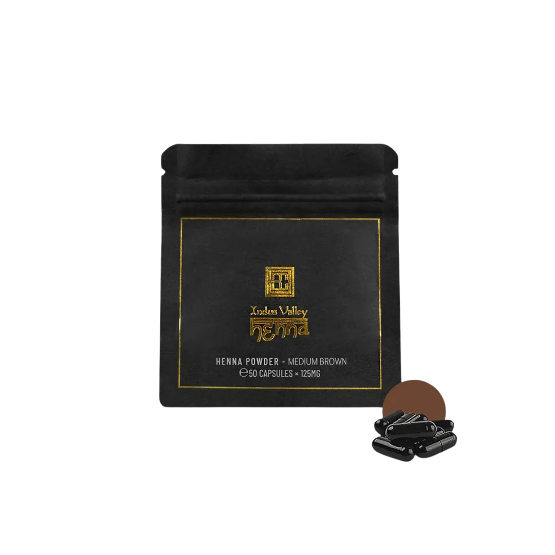 BROW CODE - Brow Henna Powder Capsules, 50 Pack