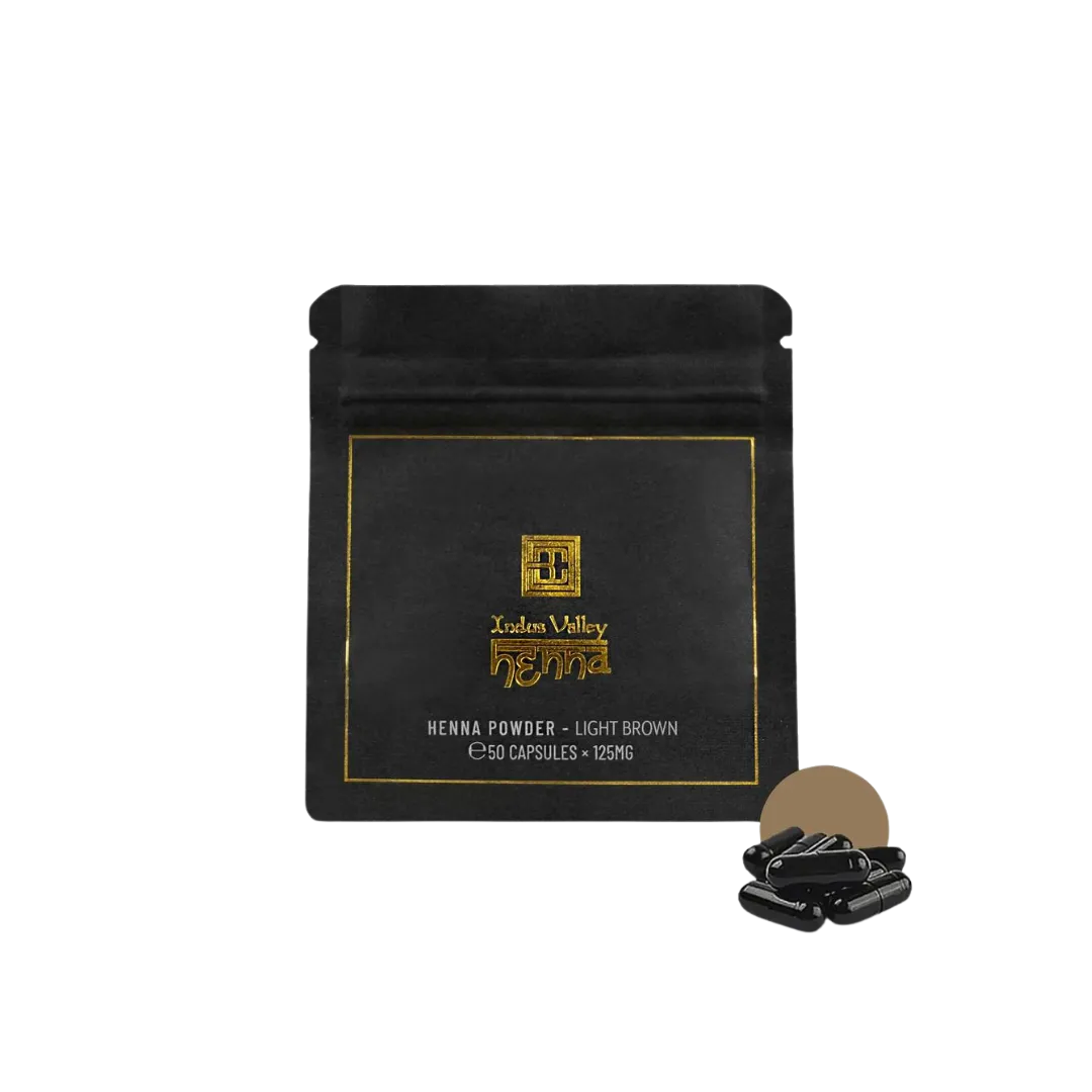 BROW CODE - Brow Henna Powder Capsules, 50 Pack
