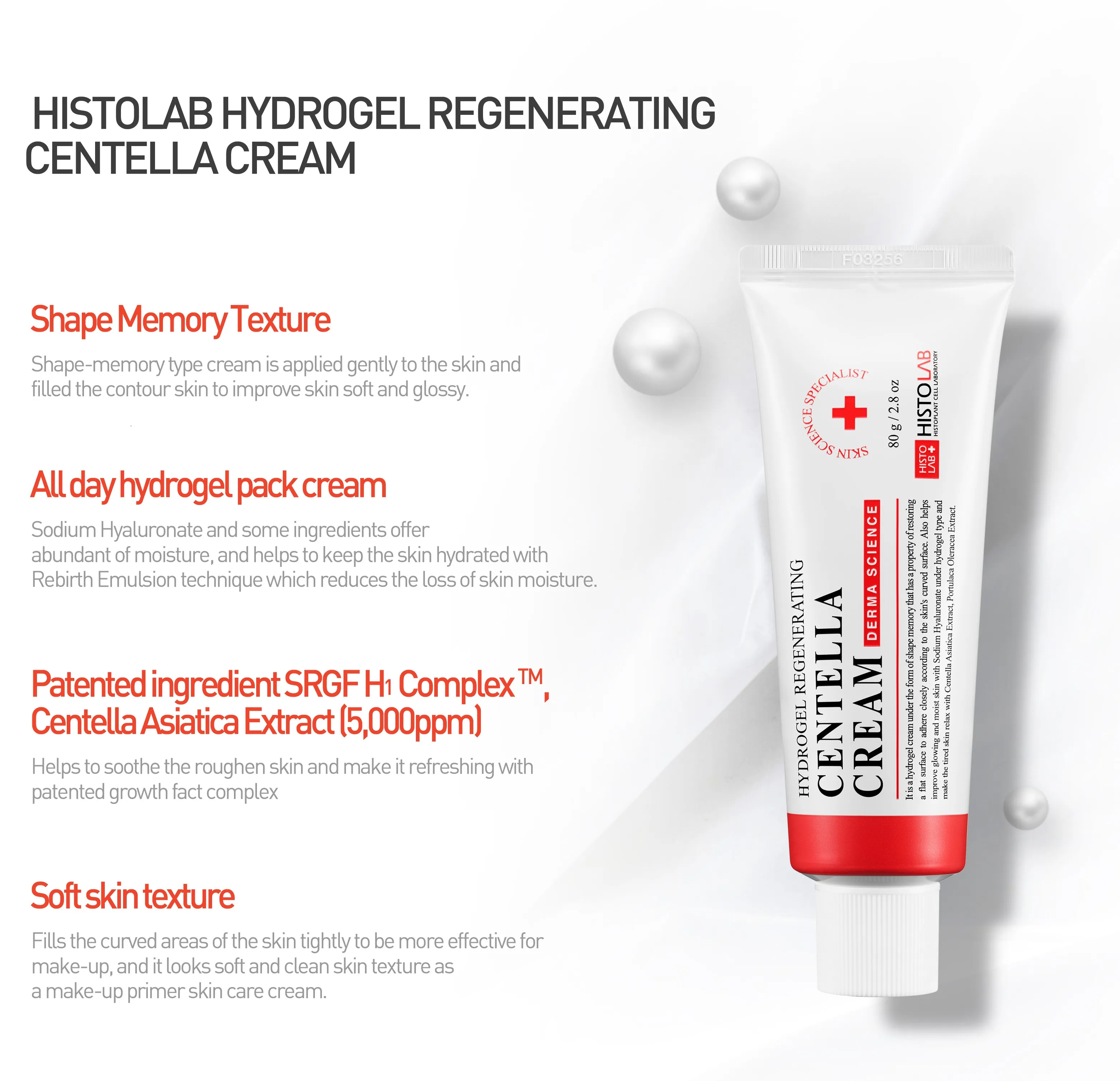 CENTELLA RED CREAM (previously HYDROGEL REGENERATING CENTELLA CREAM)