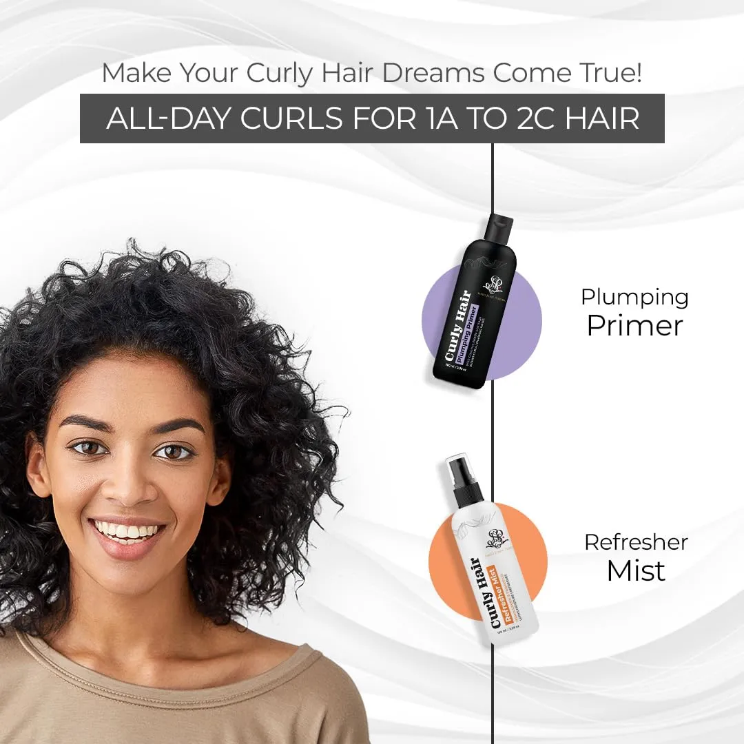 Curly Hair Gel Light - Curly Hair Products | Strong Hold | Definition | Frizz | Moisturizing Formula for Curly Hair By Savio John Pereira - 100 ml (Pack of 5)