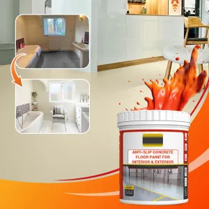 Decoration essentialsAnti-Slip Concrete Floor Paint for Interior & Exterior