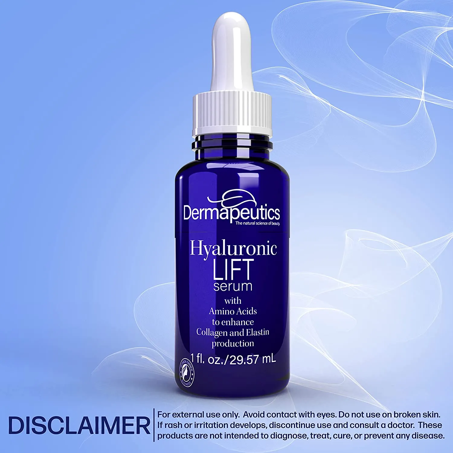 Dermapeutics Hyaluronic Acid Serum for Face, 1 oz