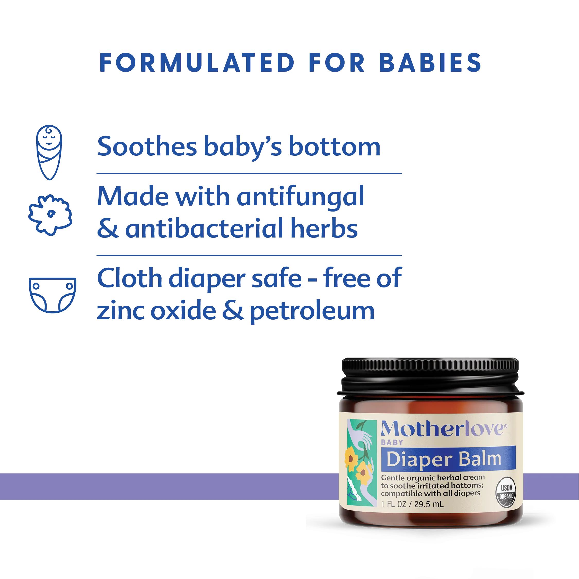 Diaper Balm 1 oz by Motherlove