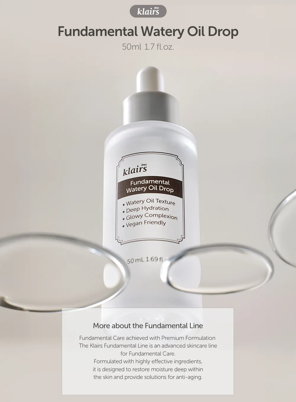 Fundamental Watery Oil Drop (50ml)