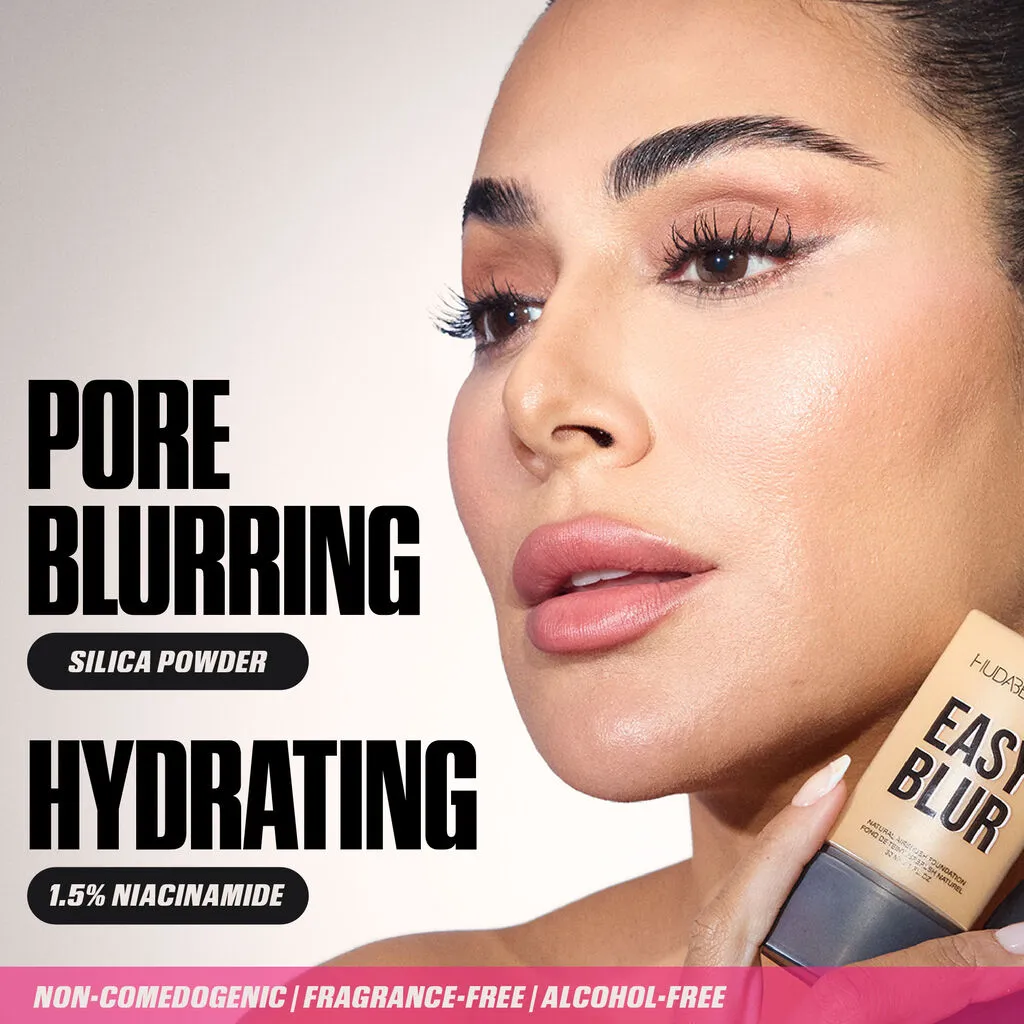 HUDA BEAUTY Easy Blur Natural Airbrush Foundation with Niacinamide (210 CHAI)