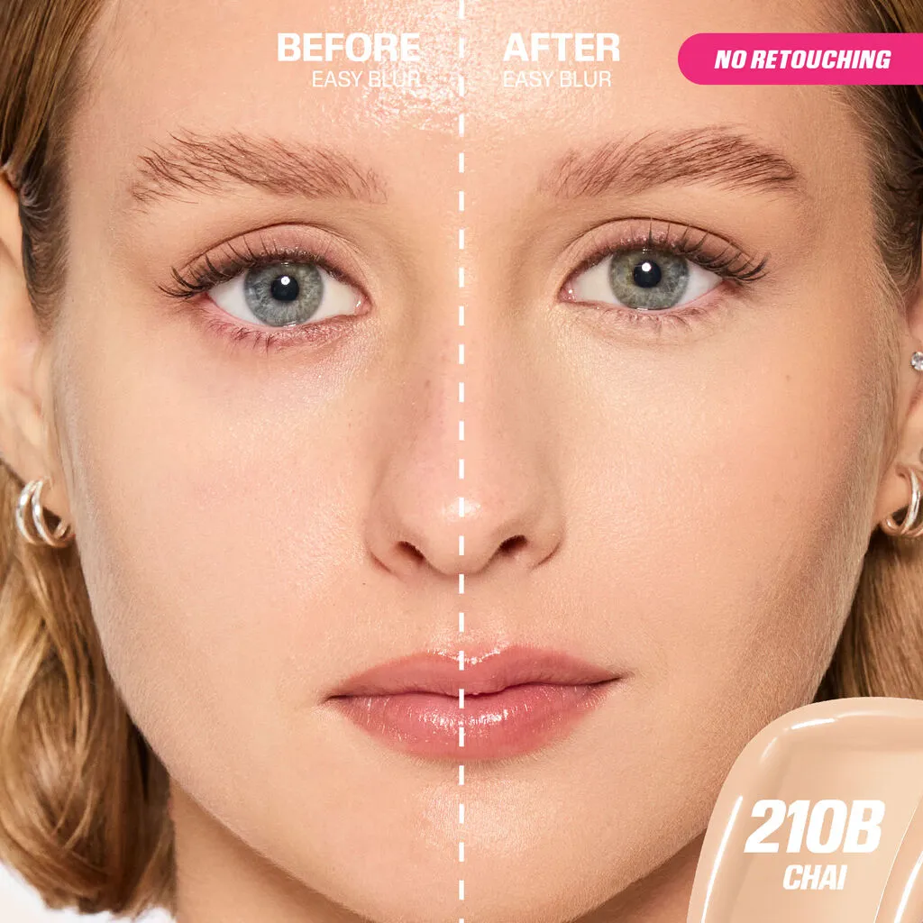 HUDA BEAUTY Easy Blur Natural Airbrush Foundation with Niacinamide (210 CHAI)