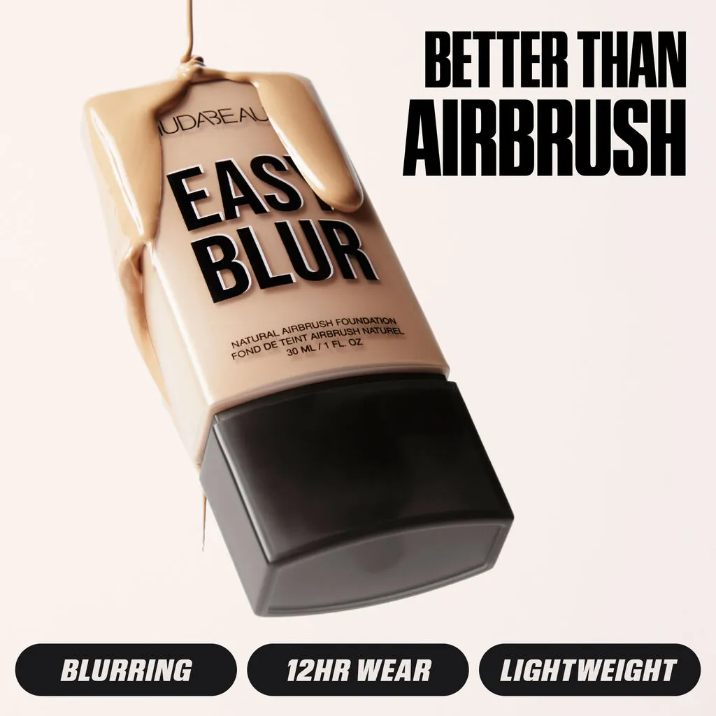 HUDA BEAUTY Easy Blur Natural Airbrush Foundation with Niacinamide (210 CHAI)