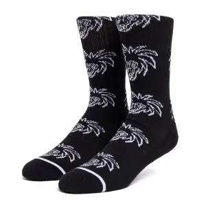 Huf Pablo Crew Socks - Black