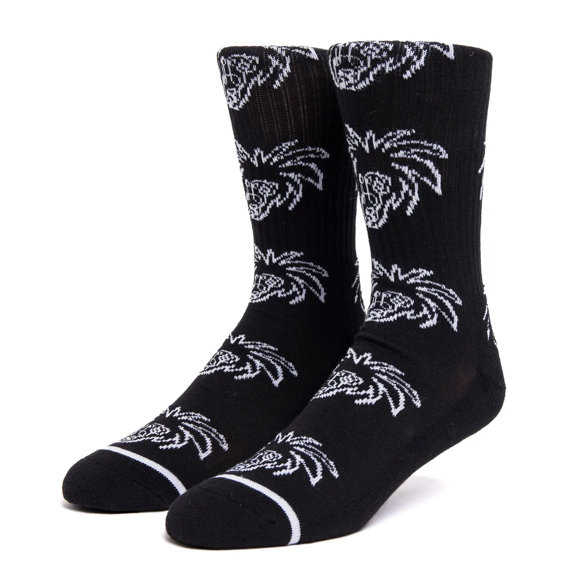 Huf Pablo Crew Socks - Black