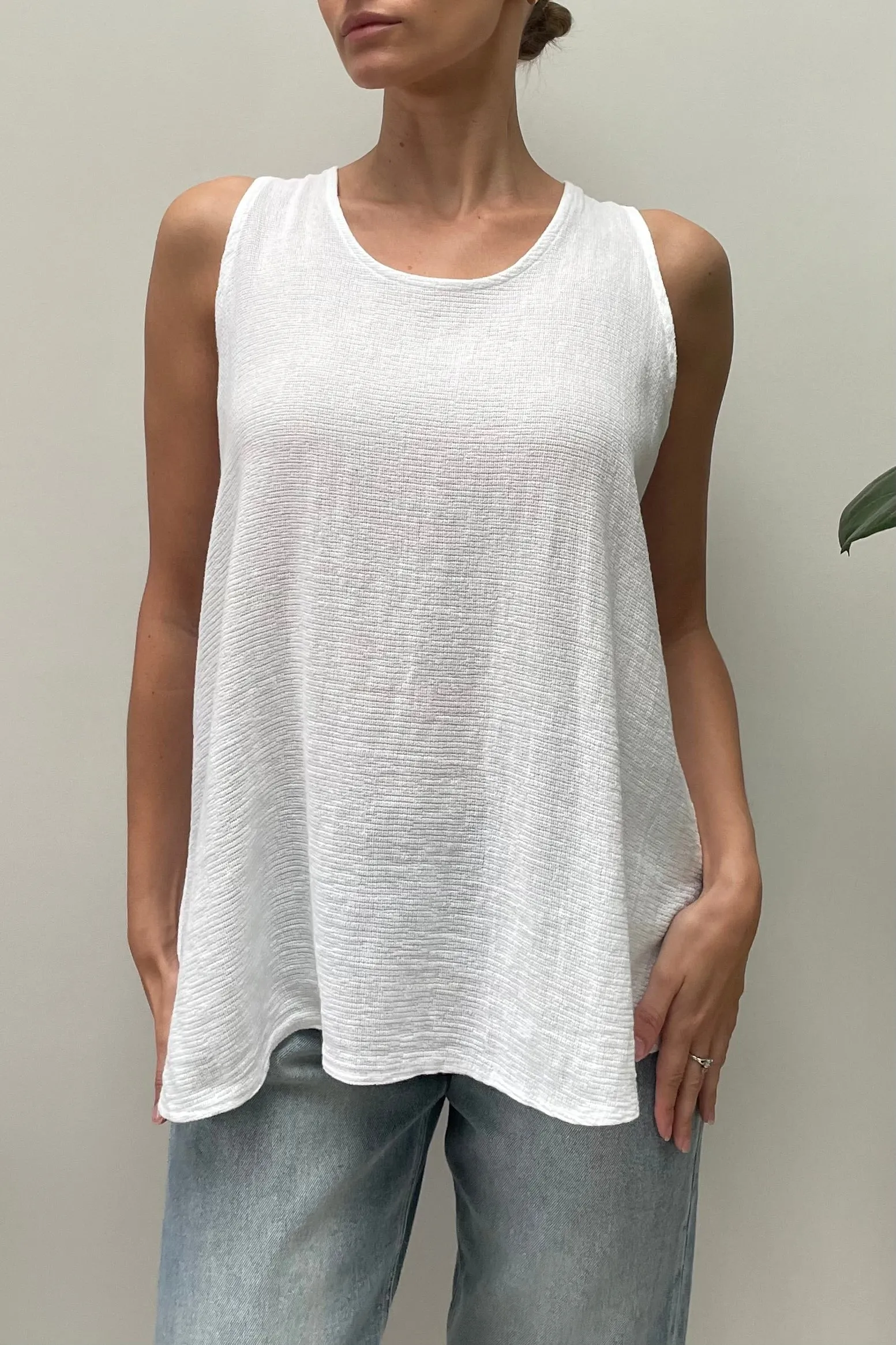 Isla Linen Tie Top
