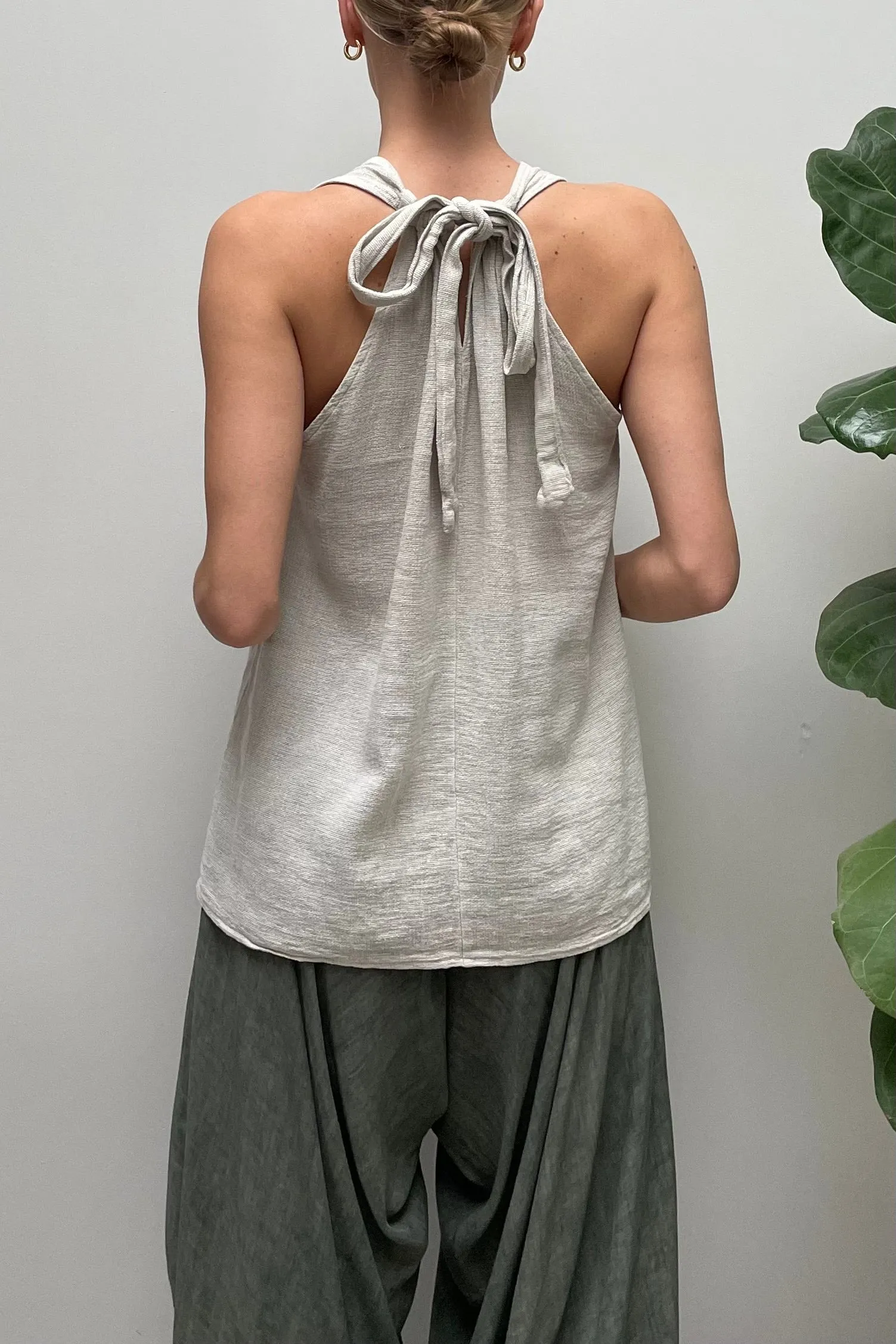 Isla Linen Tie Top