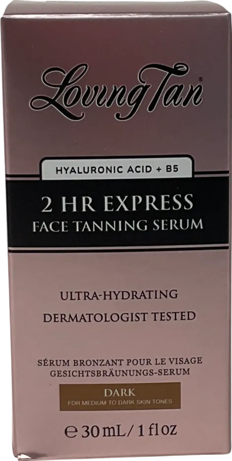 loving tan 2 Hr Express Face Tanning Serum Dark 30ml