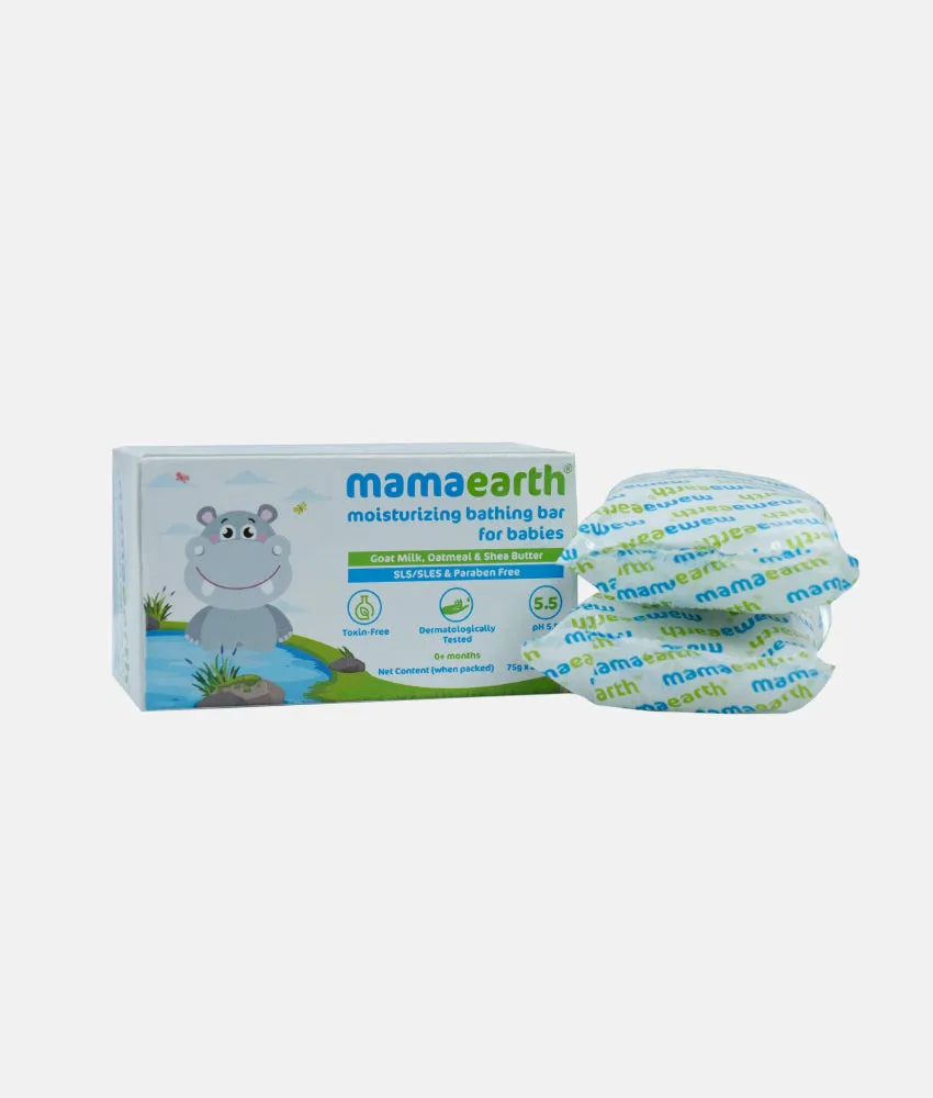MAMAEARTH Moisturizing Baby Bathing Soap Bar