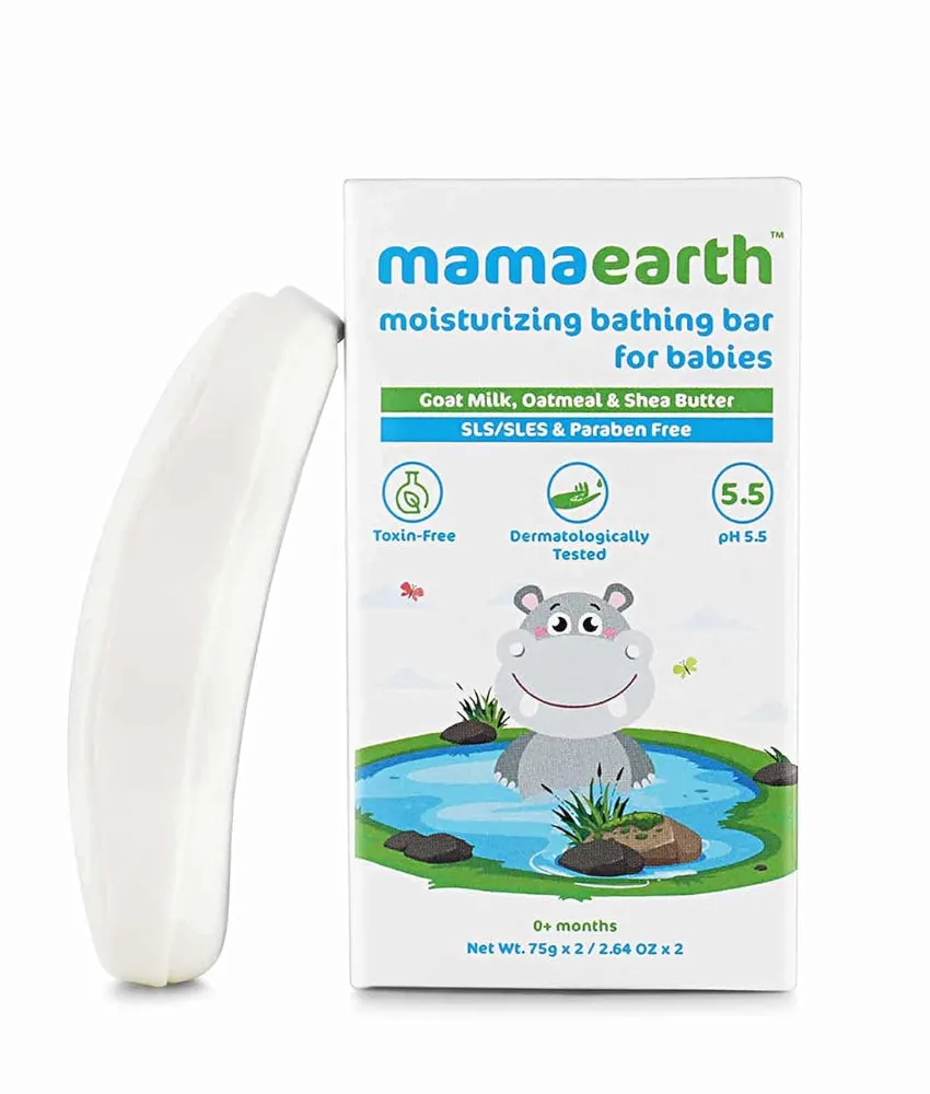 MAMAEARTH Moisturizing Baby Bathing Soap Bar