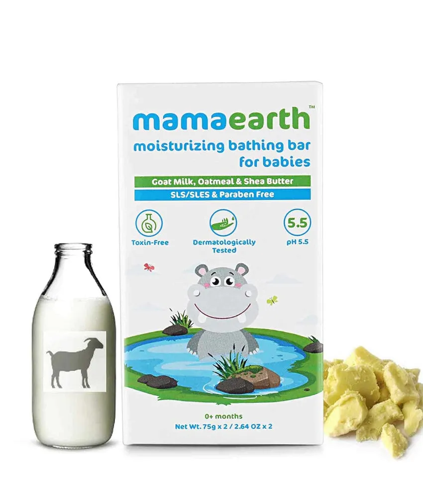 MAMAEARTH Moisturizing Baby Bathing Soap Bar