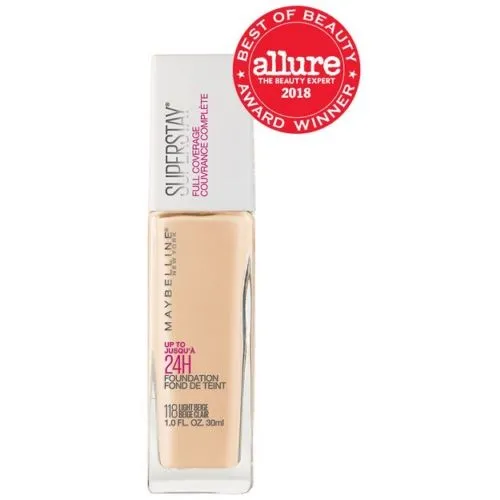 MAYBELLINE - SuperStay Full Coverage Liquid Foundation Sand Beige - 1 fl oz (30 ml)