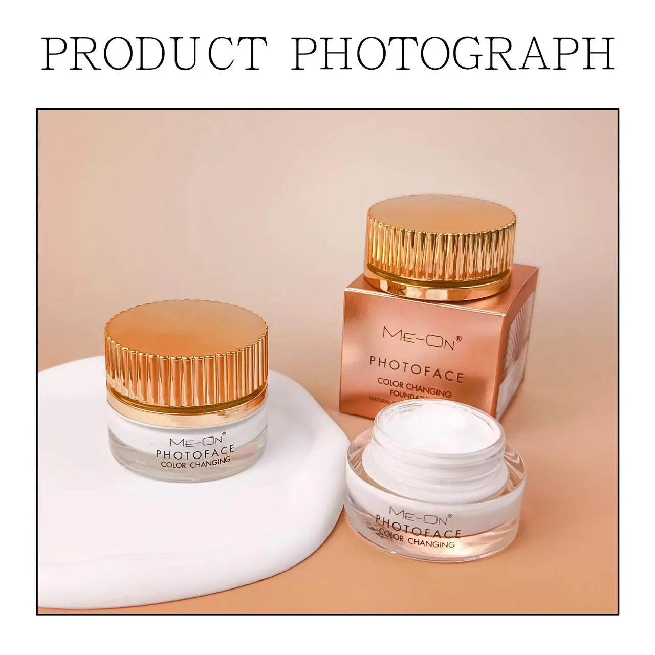 ME-ON Photoface Color Changing Foundation 30ml   (For All Skin Tones, 30 ml)