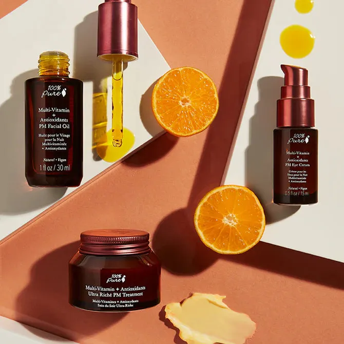 Multi-Vitamin   Antioxidants Ultra Riché PM Treatment - 100% Pure