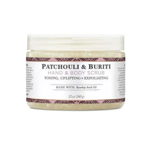 Nubian Heritage Patchouli & Buriti Hand & Body Scrub 12 oz Container