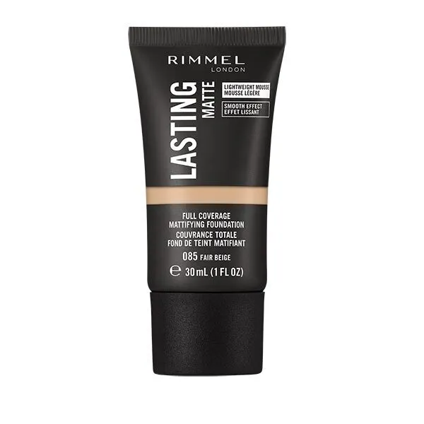 Rimmel Lasting Full Coverage Mattifying Foundation 085 Fair Beige