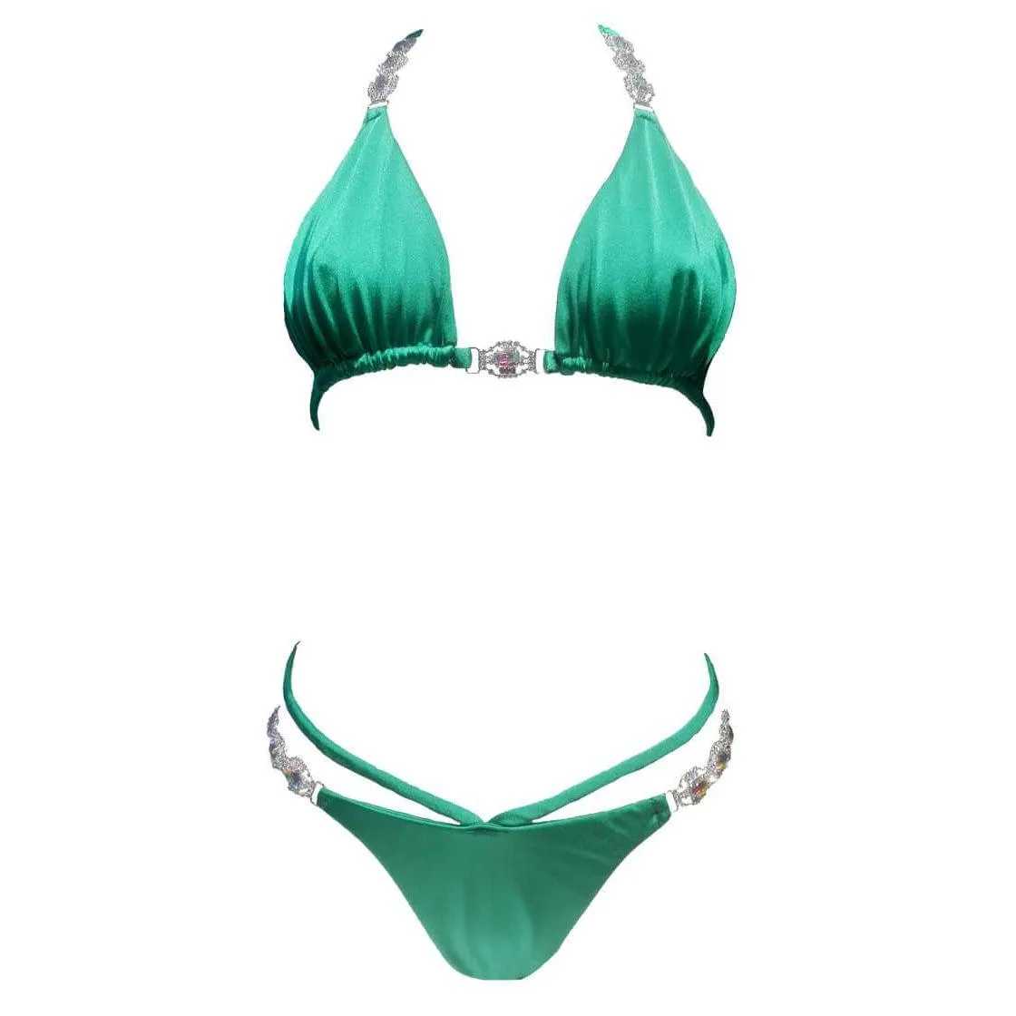 Shanel Triangle Top & Tango Bottom - Green