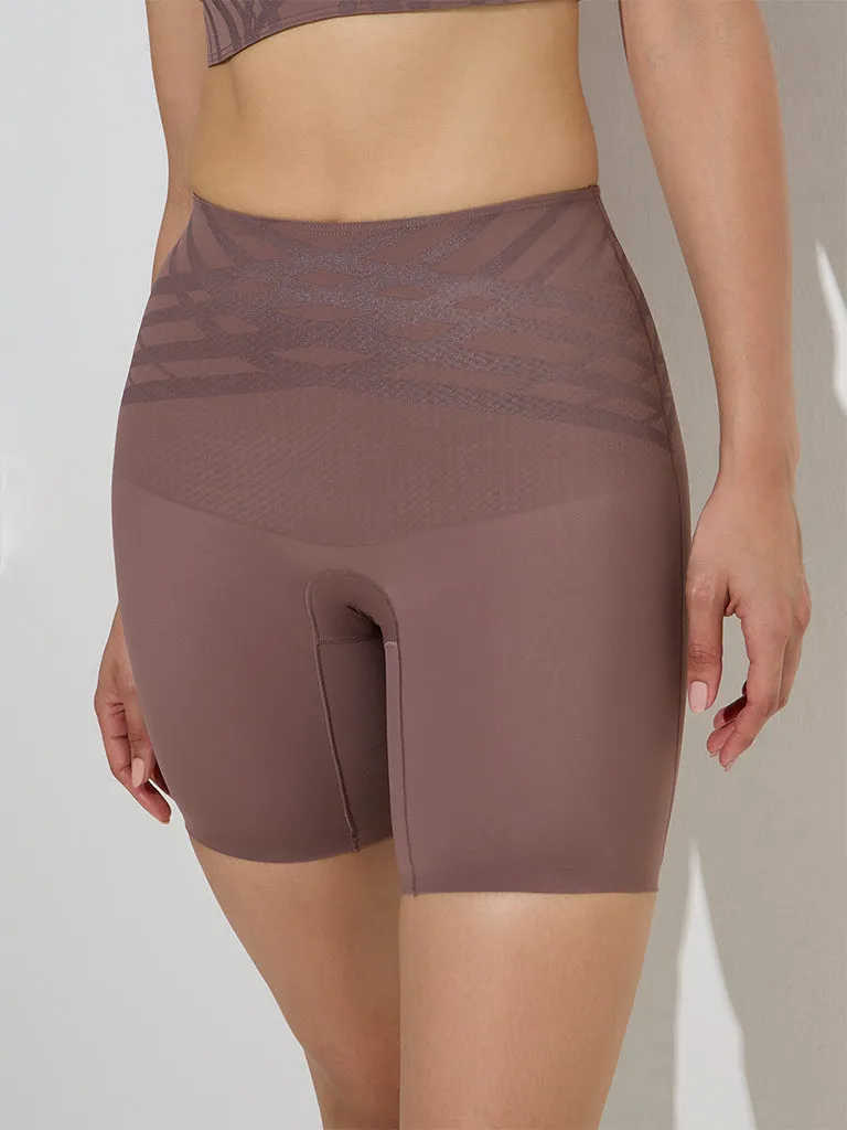 Wunderlove Dark Brown Shadow Sculpt Shaping Shorts