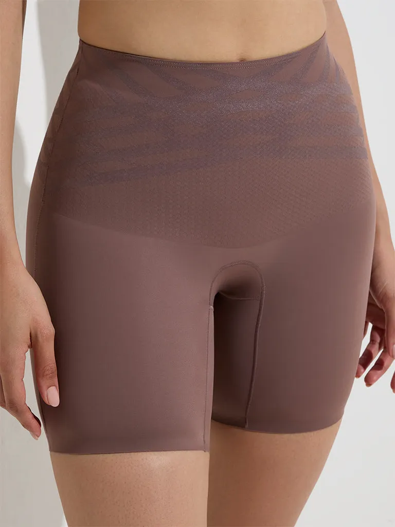 Wunderlove Dark Brown Shadow Sculpt Shaping Shorts