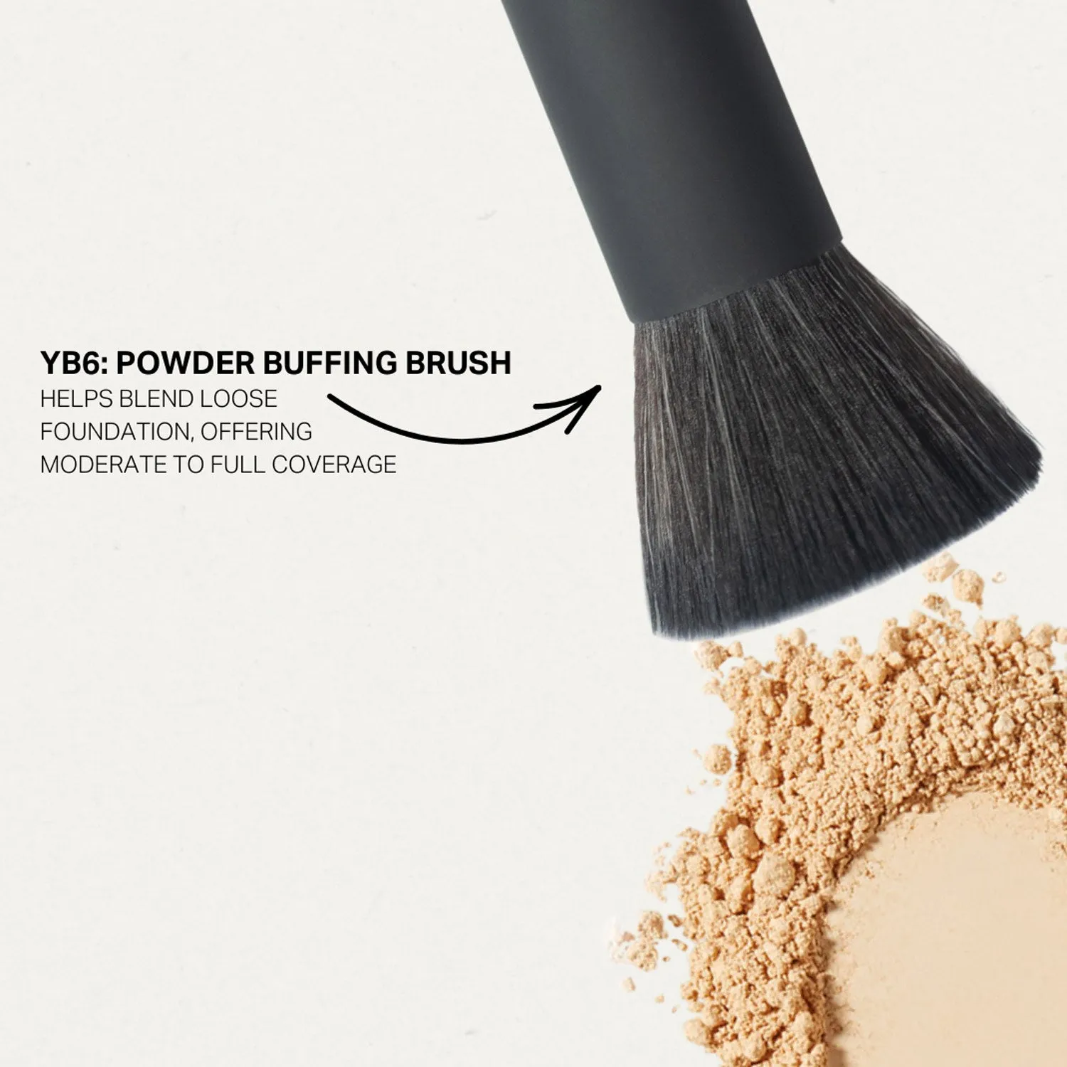 YB6 Powder Buffing Luxe Brush